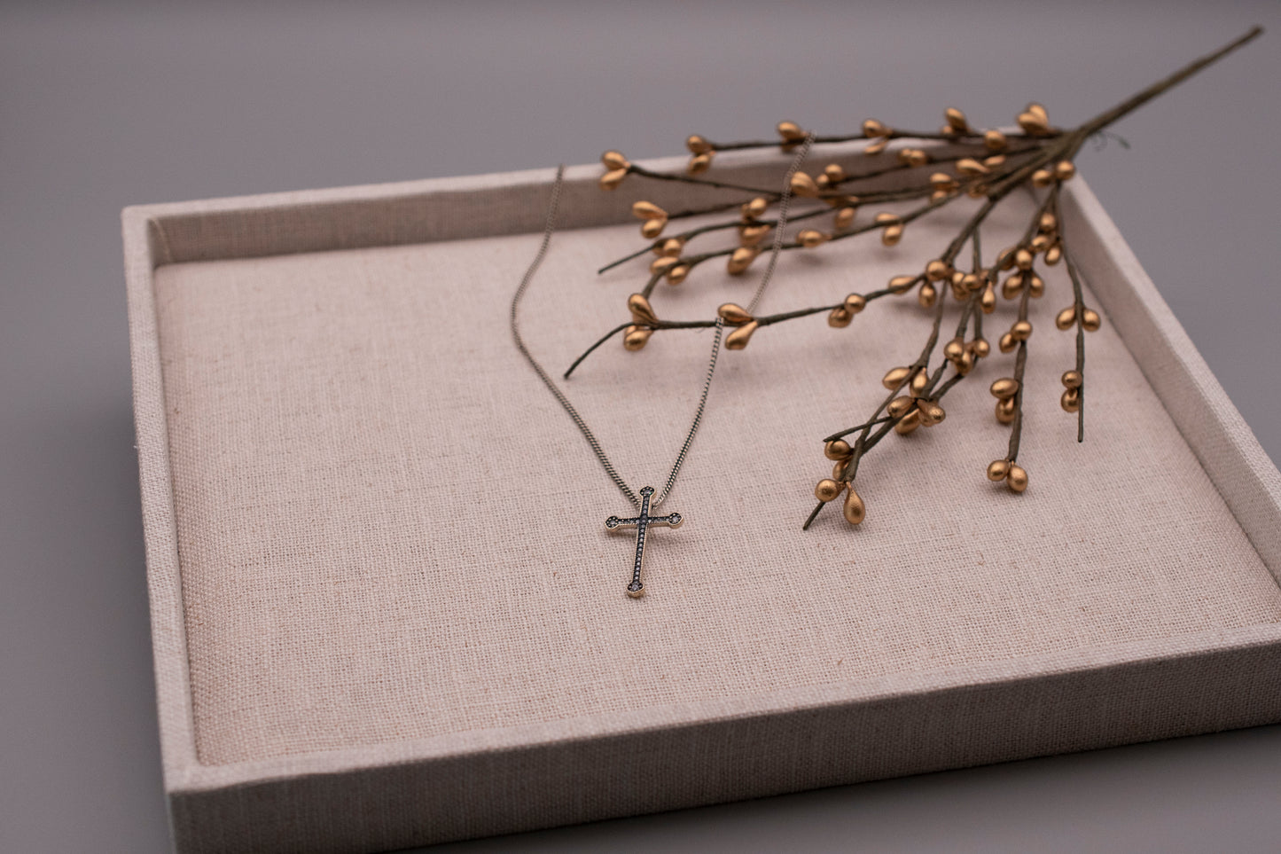 Pommy Cross Necklace
