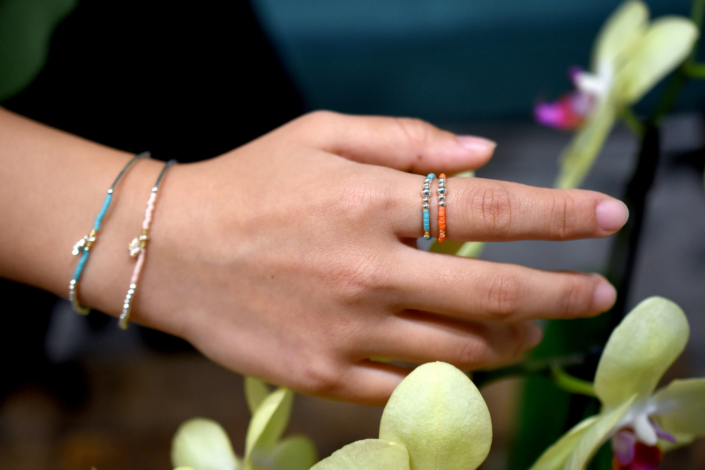 Sterling Silver Base: Mini Cross Bracelets