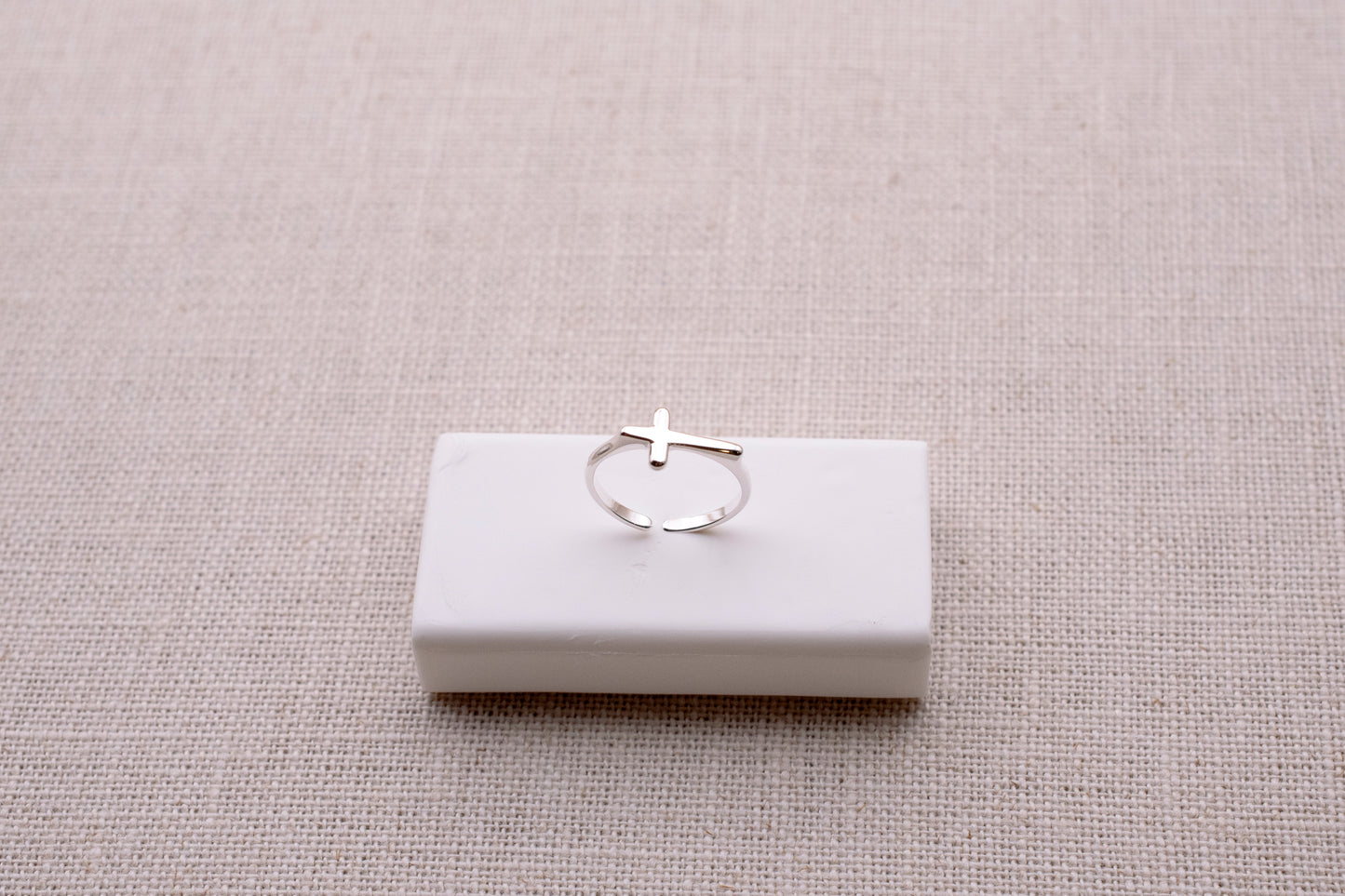 Sterling Silver Classic Cross Ring