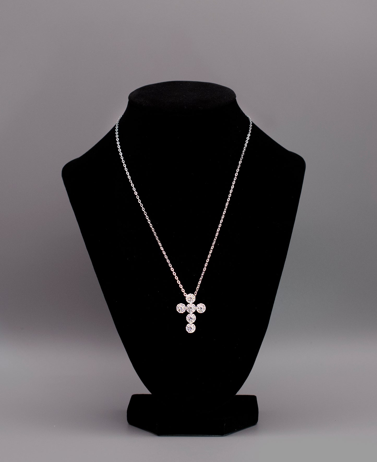 Sterling Silver Base: The Floras Cross Necklace